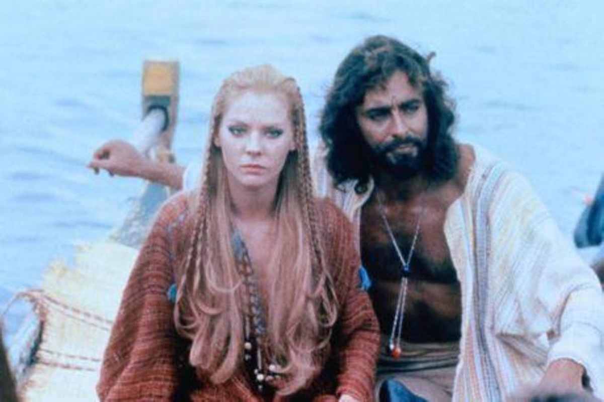 Carole Andrè in Sandokan con Kabir Bedi