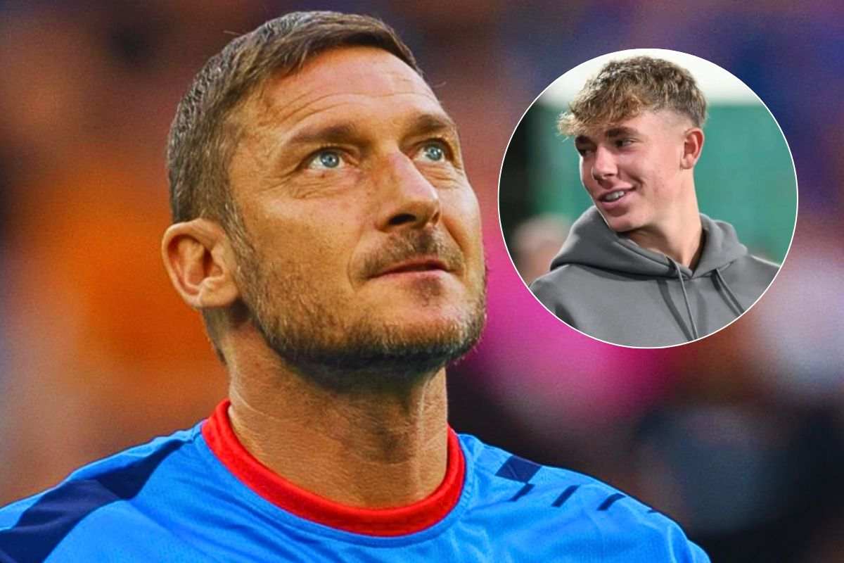 Francesco Totti in campo