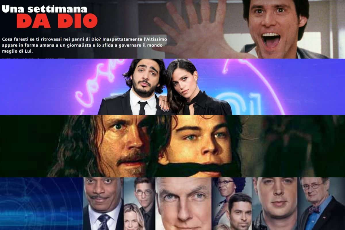 screen una settimana da dio, le iene, la maschera di ferro e ncis