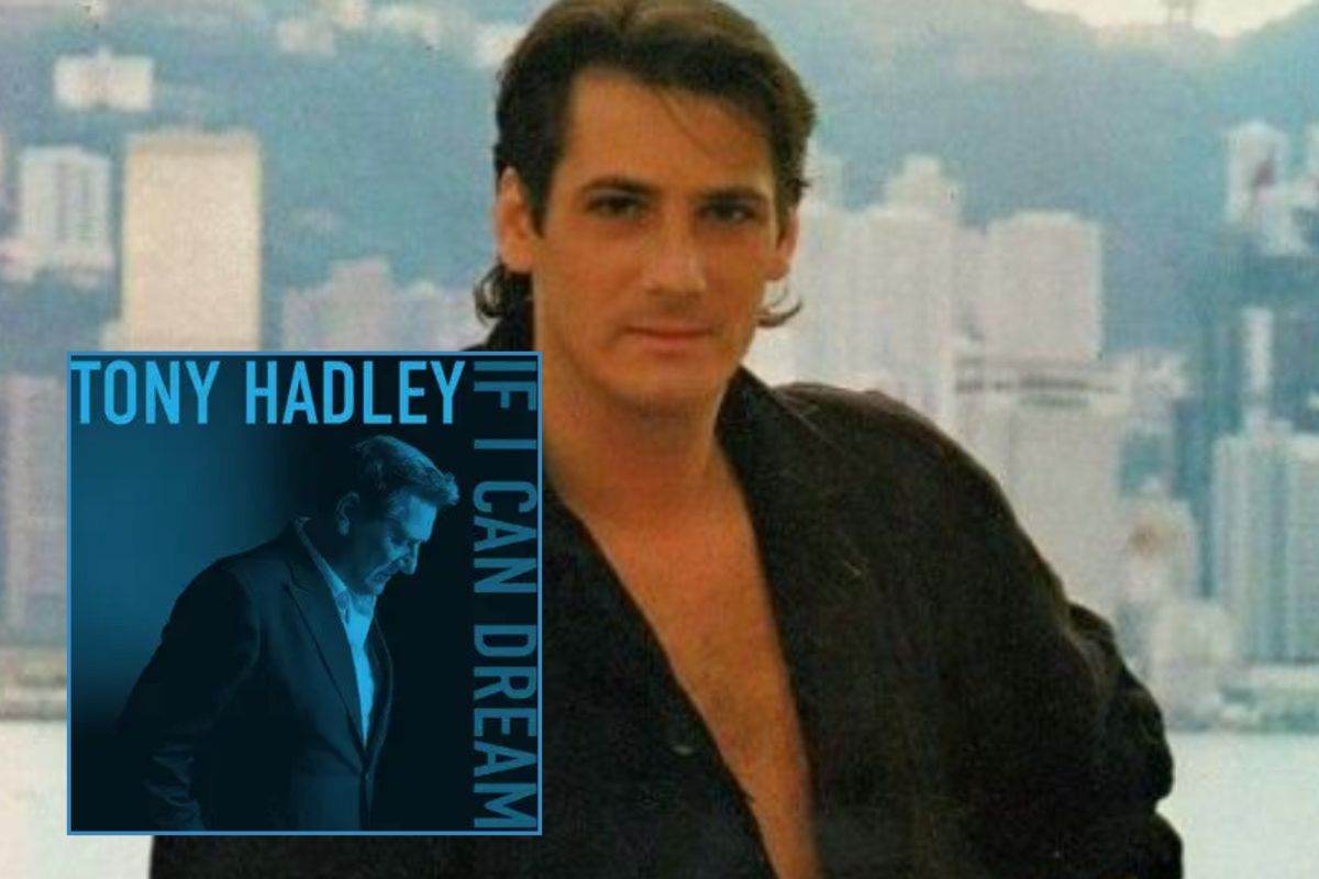 Un giovane Hadley negli anni 80 e la copertina del nuovo album